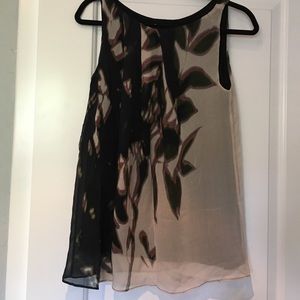 Cabi blouse size small with black, green, & mauve