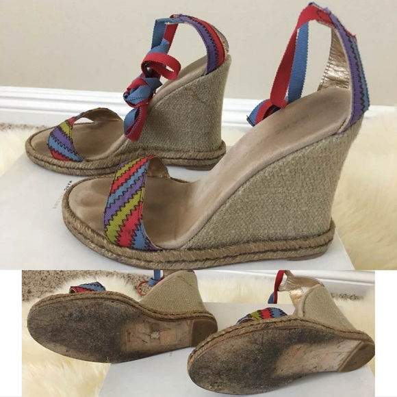 Marc Jacobs-Multi Colored Wedge Sandal-Size 6 - Picture 4 of 4