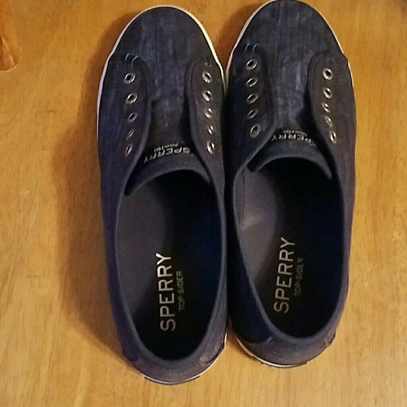 Sperry Topsider Denim Slip-Ons