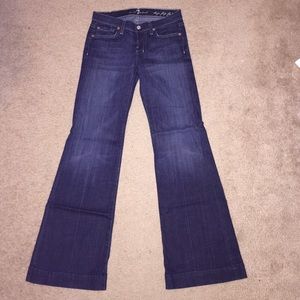 7 for all mankind dojo jeans, size 25
