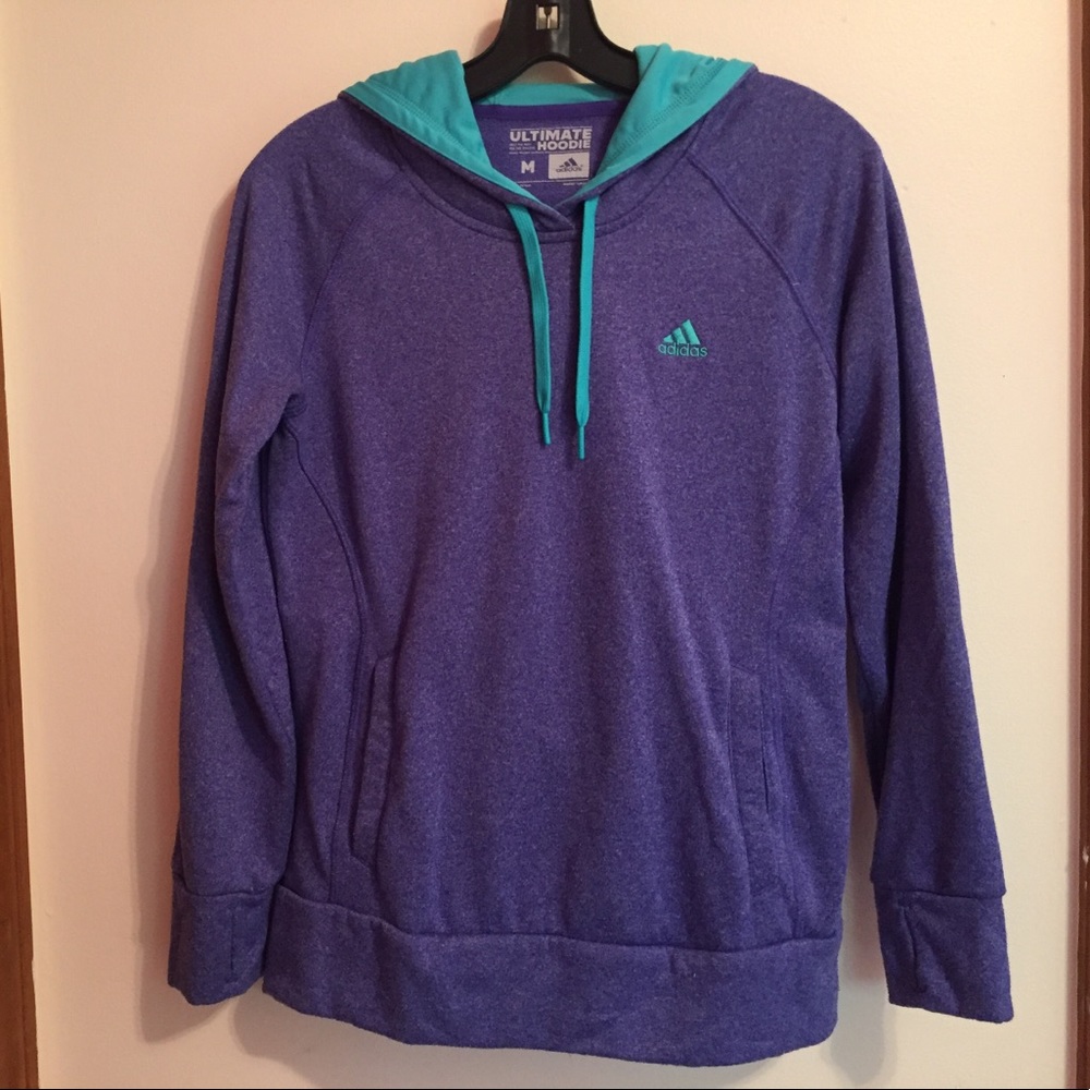 Purple Adidas Hoodie