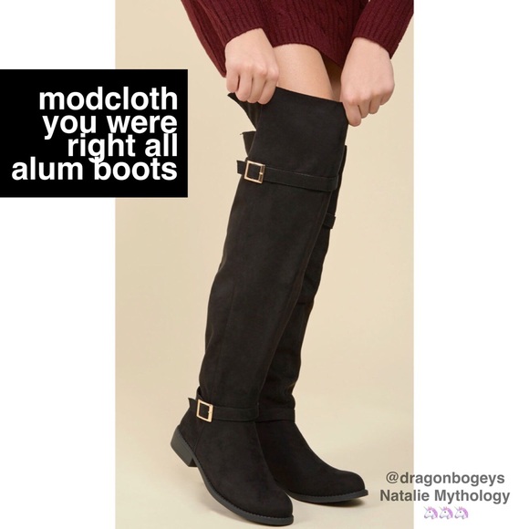 ModCloth Shoes - ModCloth You Were Right All Alum Boots