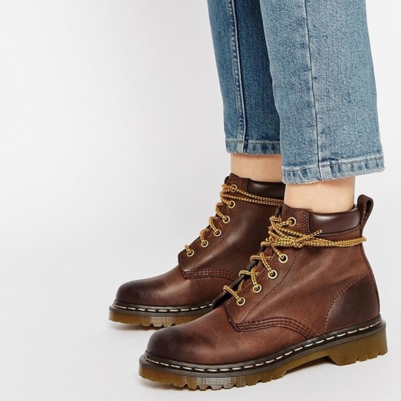 Dr. Martens eye hiker dark brown leather boot - Picture 3 of 4