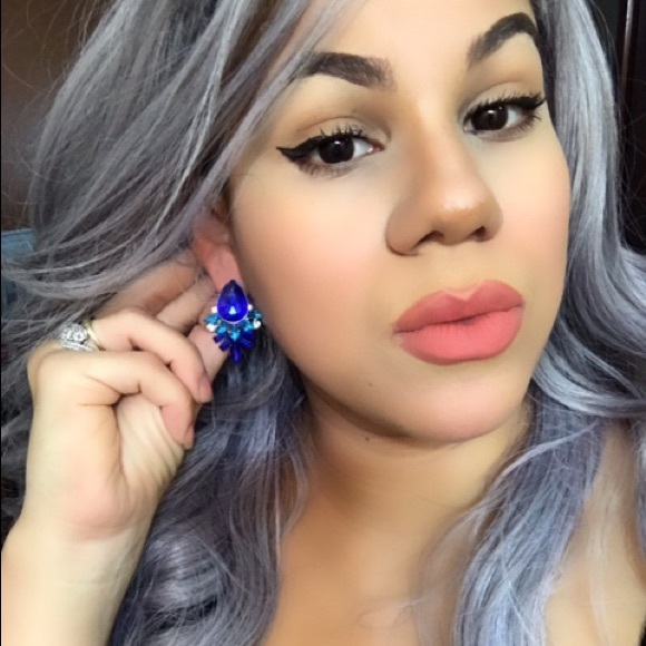 Blue earrings - Picture 3 of 4