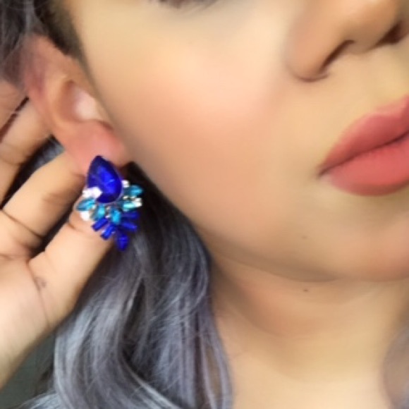 Blue earrings - Picture 4 of 4