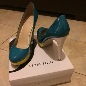 Turquoise Pumps