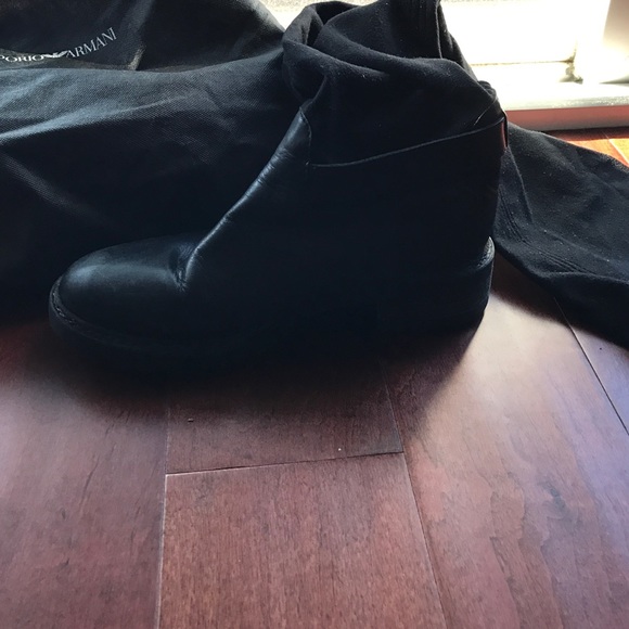 Emporio Armani leather boots - Picture 2 of 3