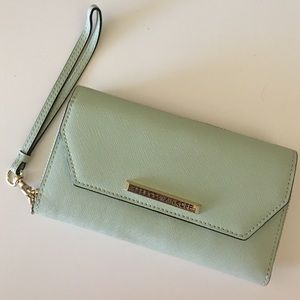 Rebecca Minkoff Green/Silver Wallet