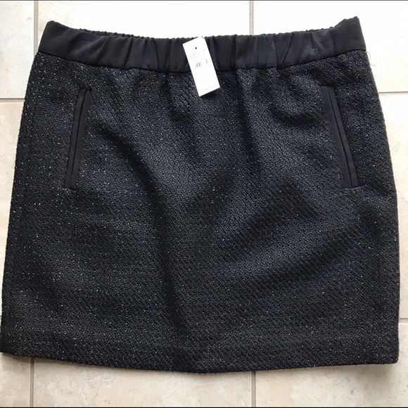 Loft Confetti Tweed Mini Skirt