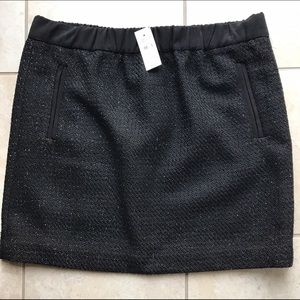 Loft Confetti Tweed Mini Skirt