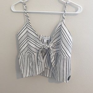 Full Tilt. Front tie crop top. Tags still on.