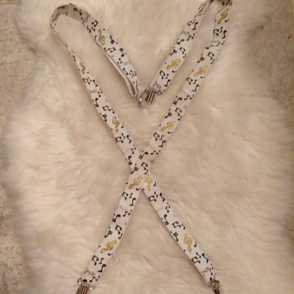 music note suspenders!