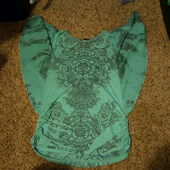Teal flowing sleeve - Picture 1 of 1