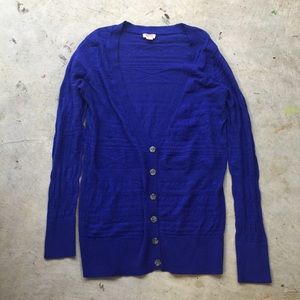 Bright Blue Cardigan