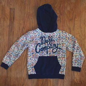 Rare Neff Boys Splatter Hoodie Sz M