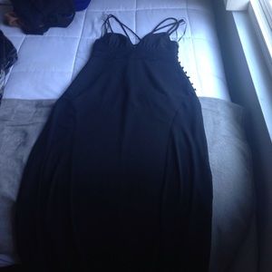 Nasty Gal black long dress!