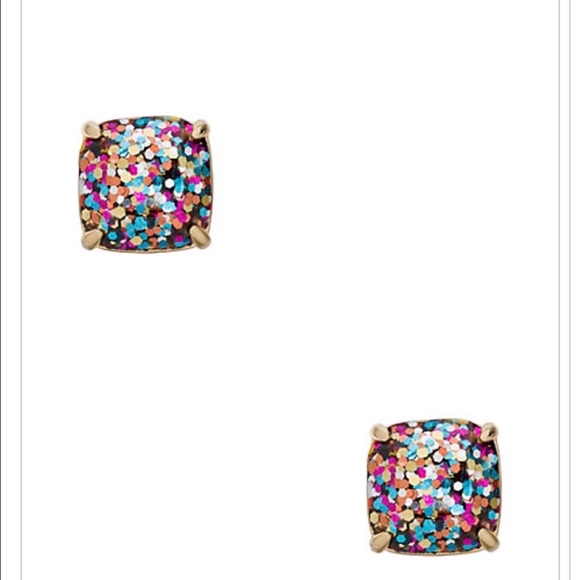 Multicolor Kate spade square studs