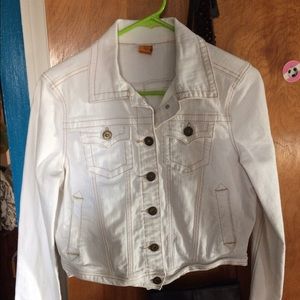 White Jean Jacket