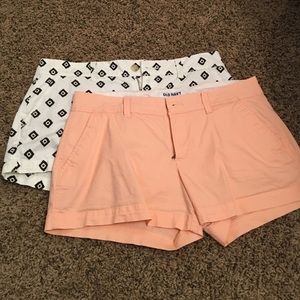 Two pairs of old navy shorts
