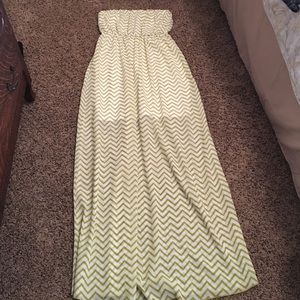 Chevron Maxi dress