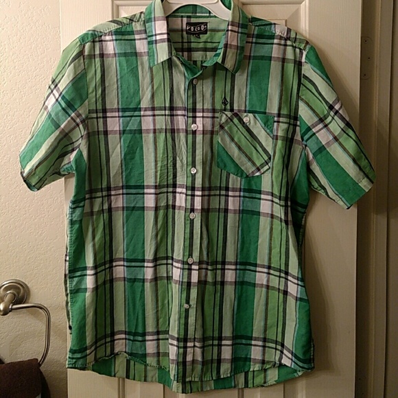 Men's Short Sleeve button up