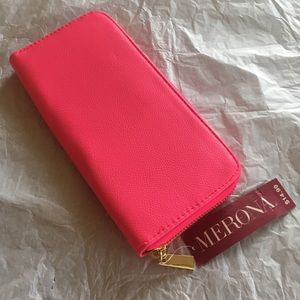 Neon Pink Merona Target Wallet