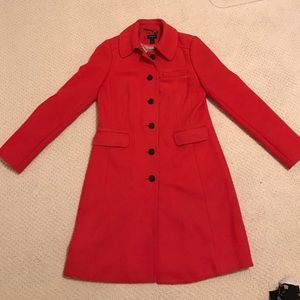 Coral Jcrew peacoat