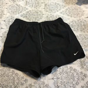 Nike dri fit workout shorts in black