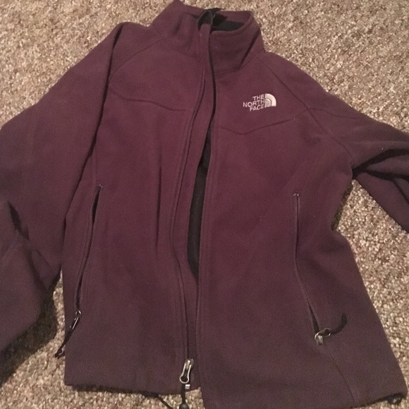 North face fleece- dark purple