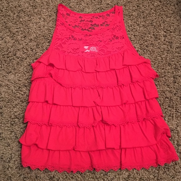 Hot pink Abercrombie tank top