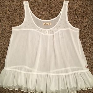Small white Hollister blouse