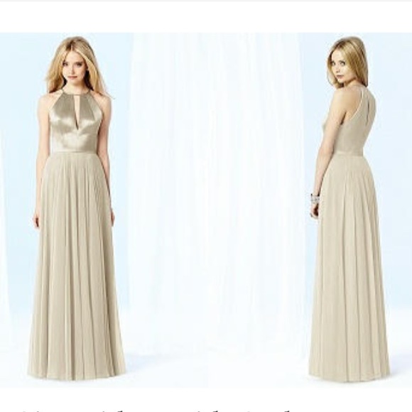Lux chiffon bridesmaid prom dress