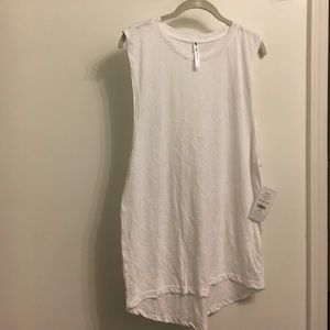 NWT Fabletics white sleeveless tank