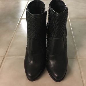 Zara quilted booties