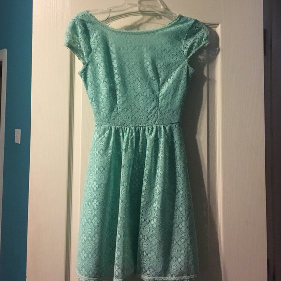 Blue dress