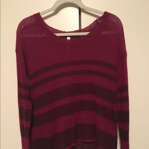 Kensie Fine knit maroon sweater