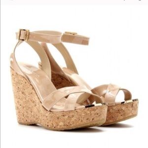 Jimmy choo wedges patent leather