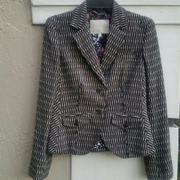 Tweed and Flower Blazer