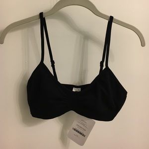 NWT Fabletics black sports bra