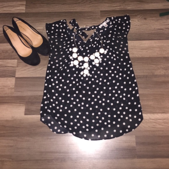 ‼️‼️Final Price ‼️‼️ Polka dotted blouse