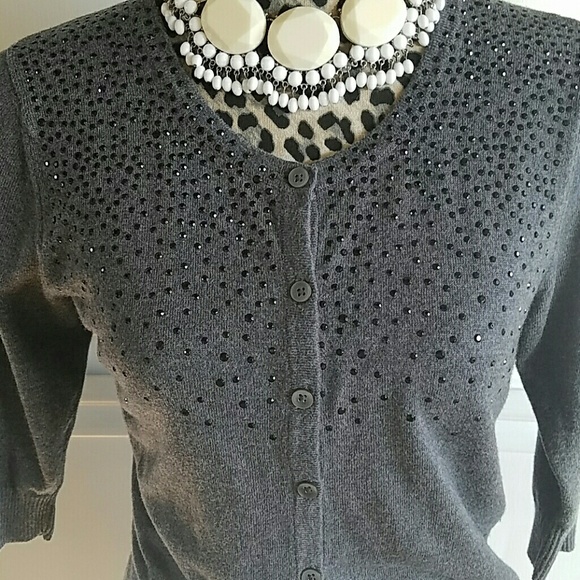 Merona Bedazzled Cardigan Sweater