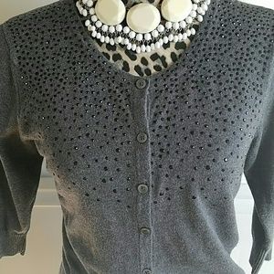 Merona Sweaters - Merona Bedazzled Cardigan Sweater Merona Sweaters - Merona Bedazzled Cardigan Sweater