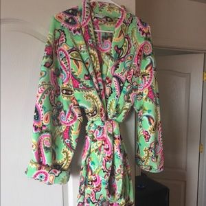 Like new Vera Bradley plush robe