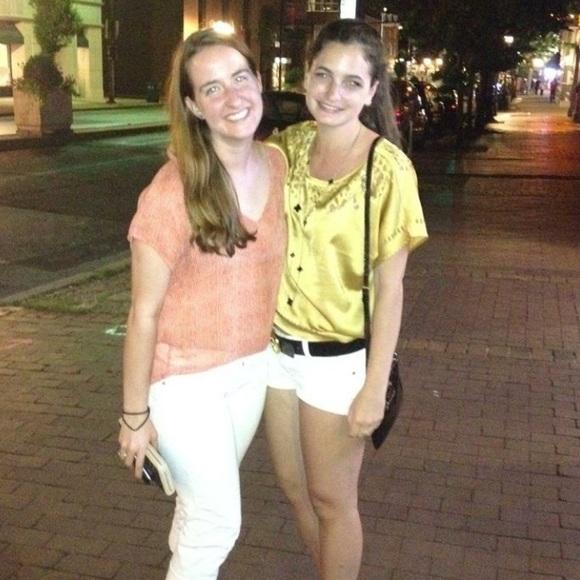 Gold Cut Out Top - Picture 3 of 3