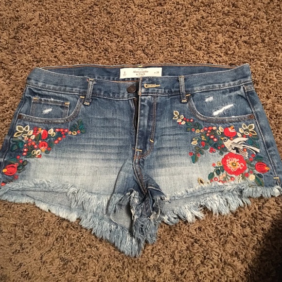 Abercrombie jean shorts