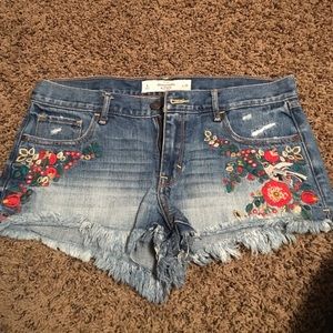 Abercrombie jean shorts