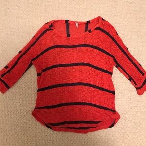 Splendid quarter length stripped top