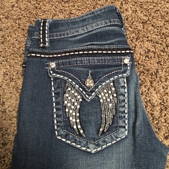 Miss Me angel wing jeans