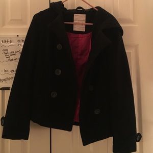 Black Aeropostale women's thick winter jacket