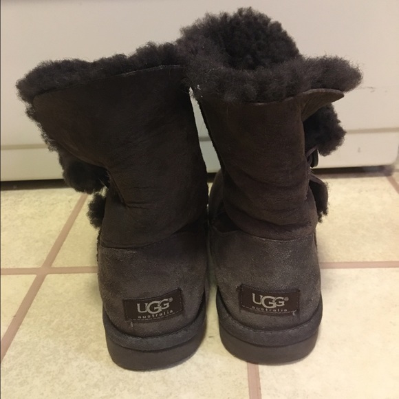 UGG brown Bailey buttons